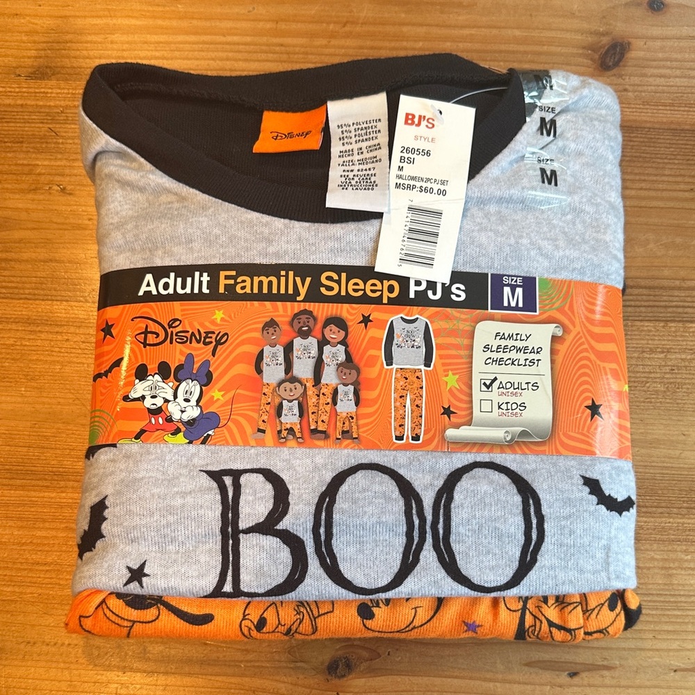 Disney Gray and Orange Halloween Sleepwear